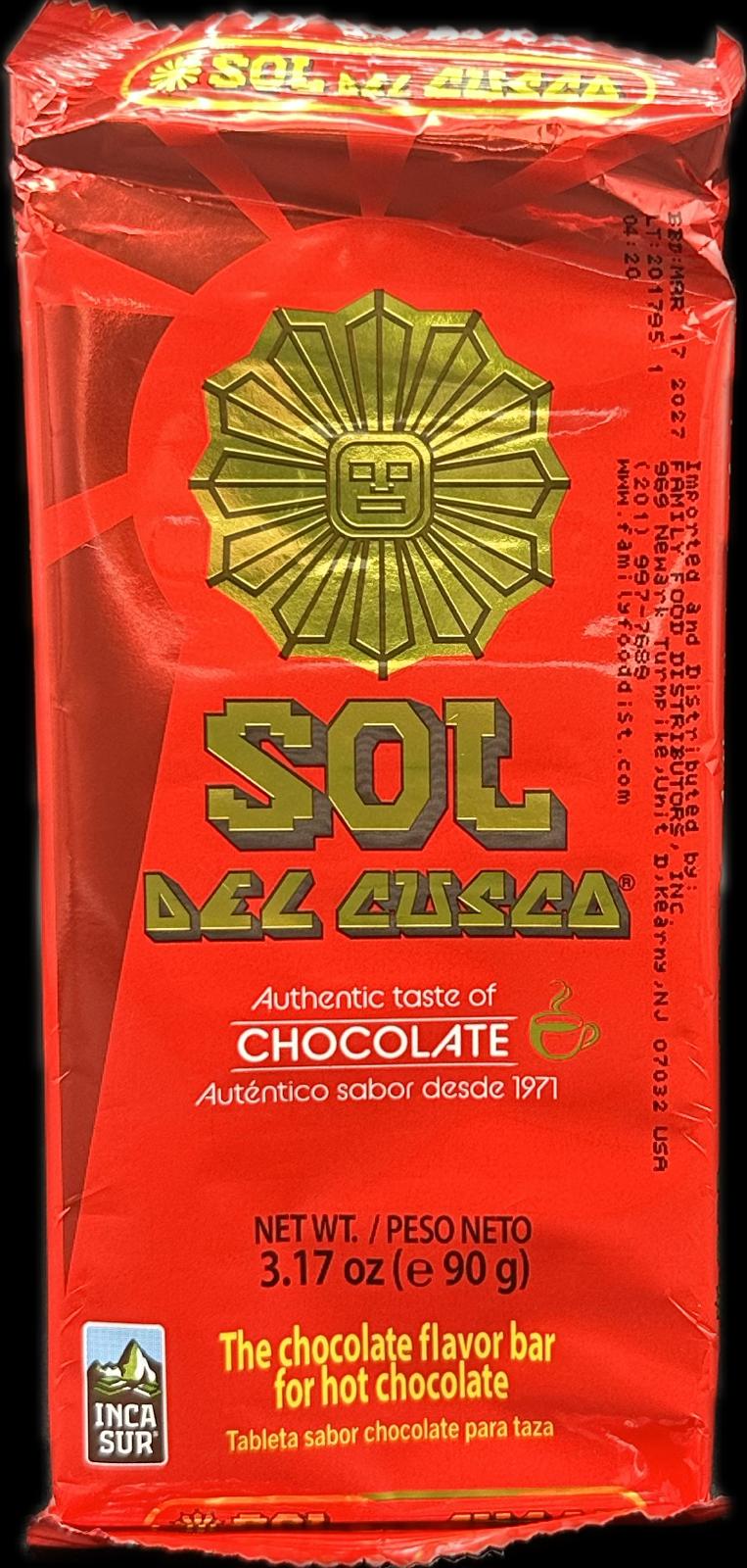 SOL DEL CUSCO CHOCOLATE 90g