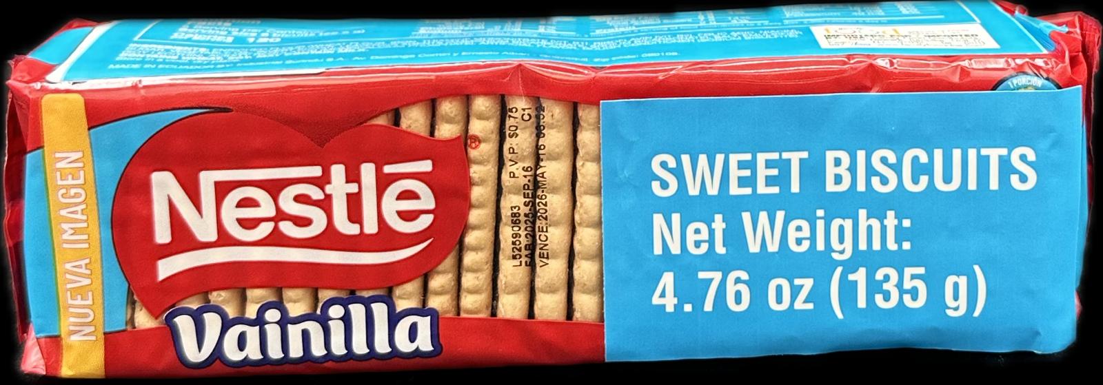 NESTLE VAINILLA BISCUITS 4.76oz