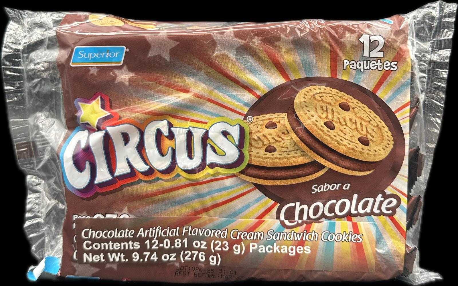 CIRCUS CHOCOLATE 12PK