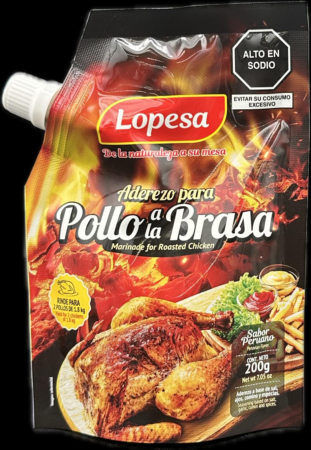 LOPESA POLLO A LA BRASA 200g