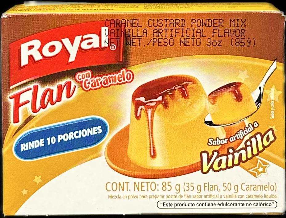 ROYAL FLAN CON CARAMELO 85g