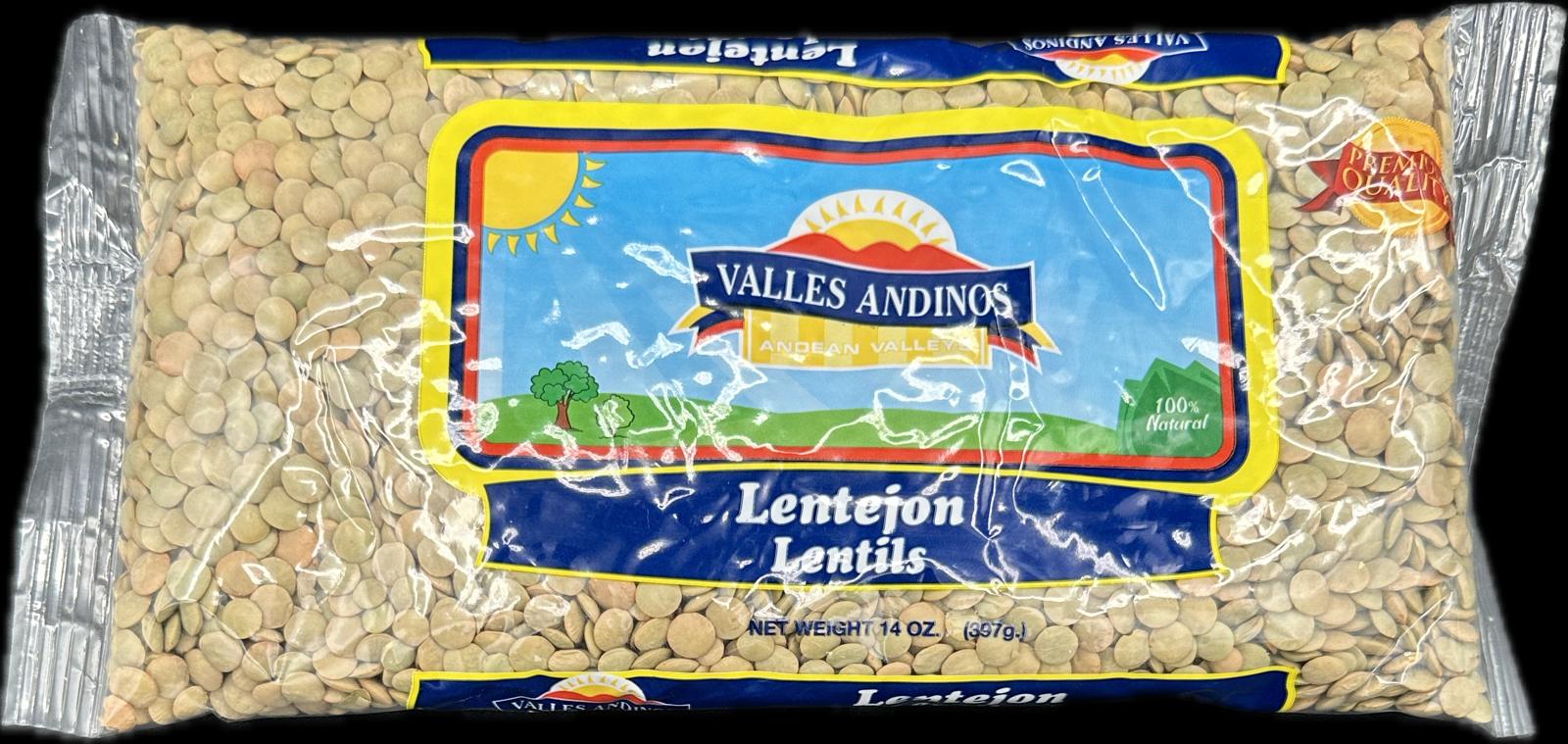 VALLES ANDINOS LENTEJON 14oz