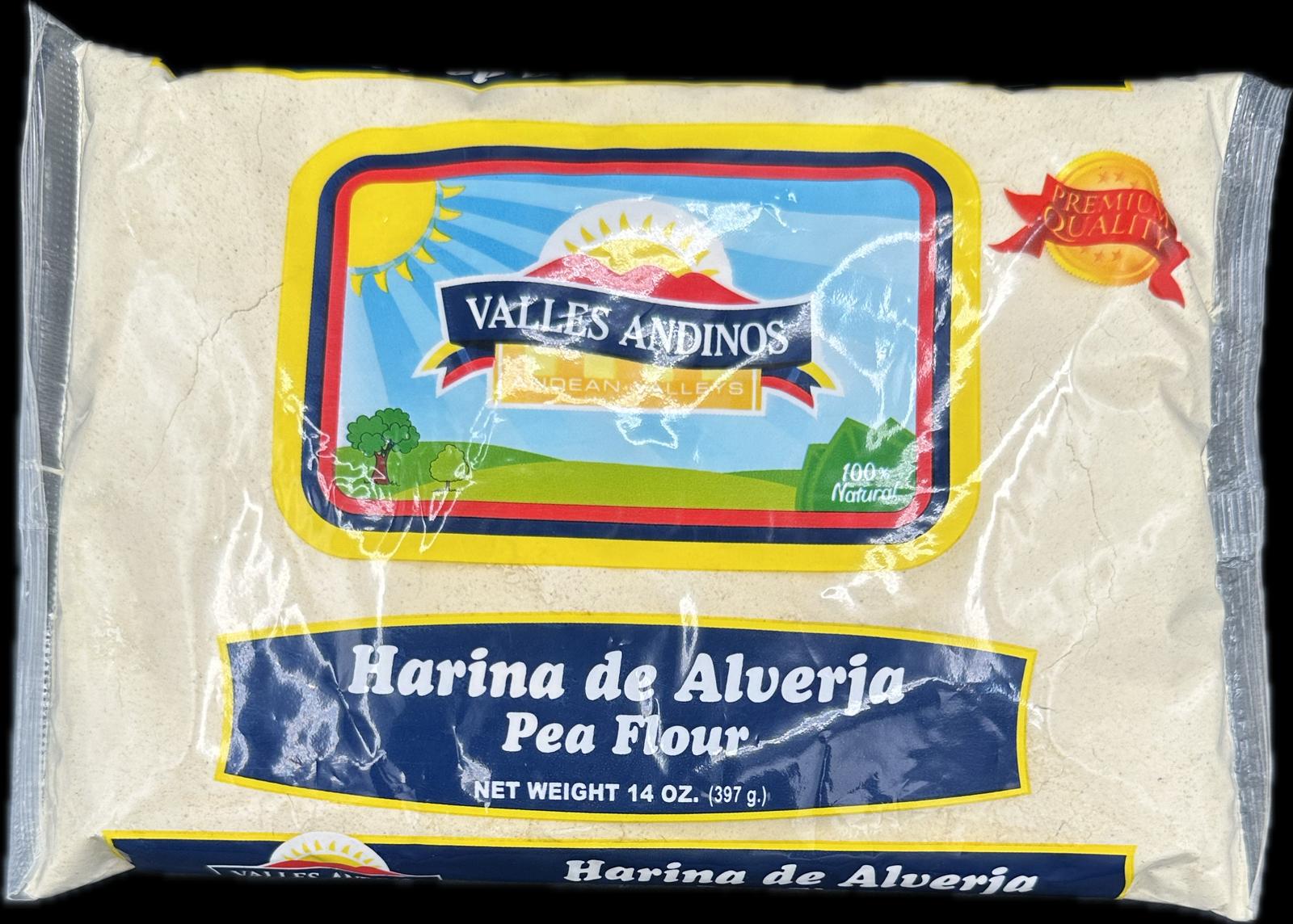 VALLES ANDINOS HARINA DE ALVERJA 14oz