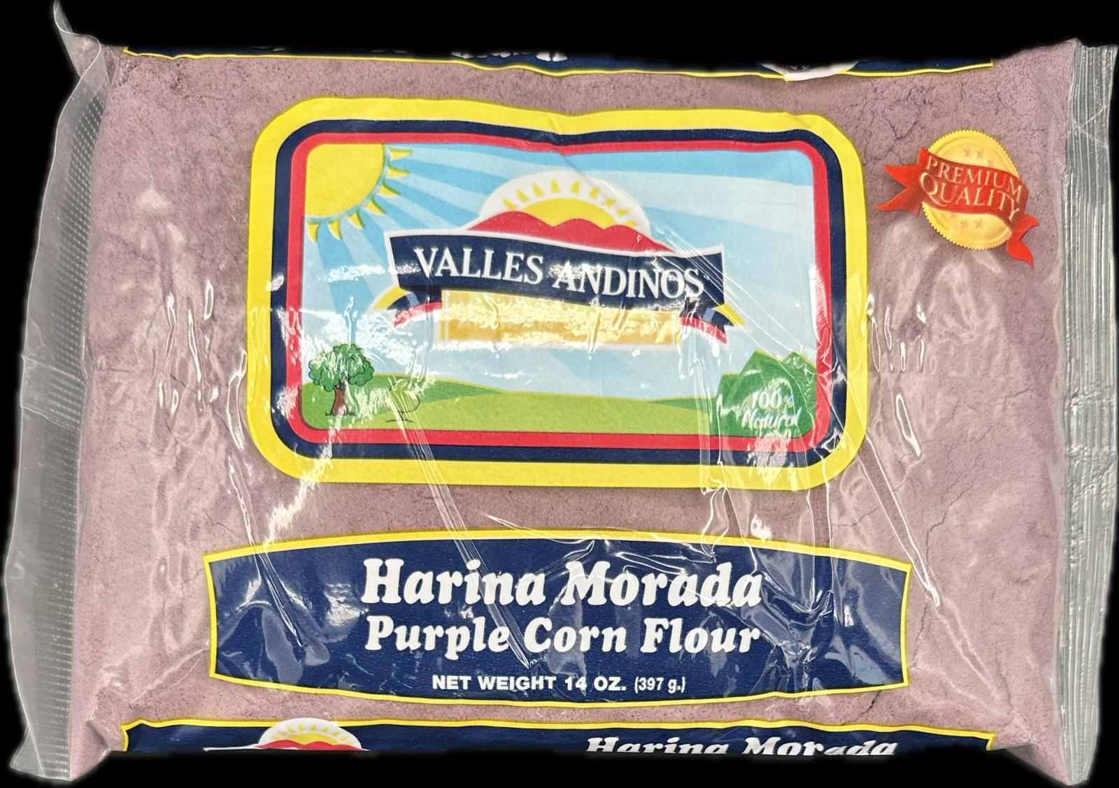 VALLES ANDINOS HARINA MORADA 14oz
