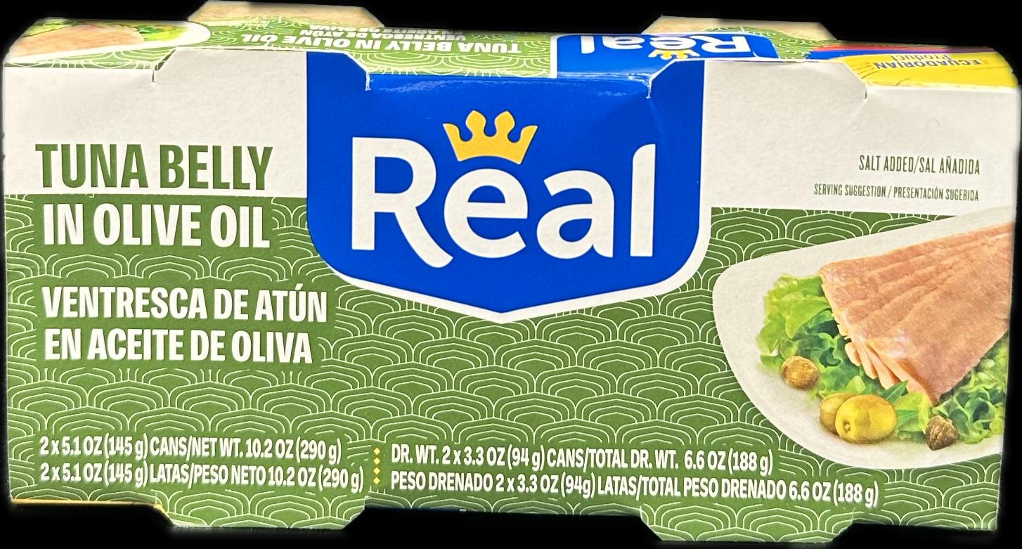 REAL TUNA BELLY IN OLIVE OIL 2PK