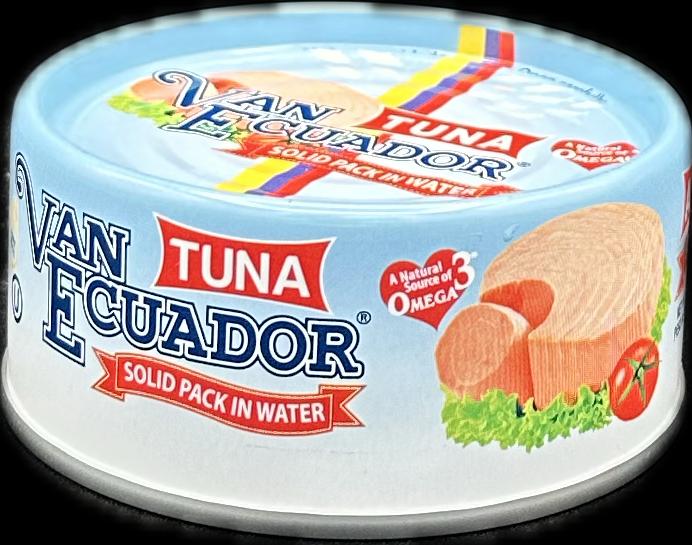 VAN ECUADOR TUNA IN WATER 5.3oz