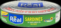 REAL SARDINES IN SUNFLOWERS OIL 15oz