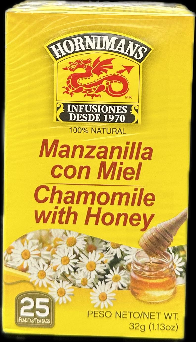 HORNIMANS TÉ MANZANILLA CON MIEL 25pk