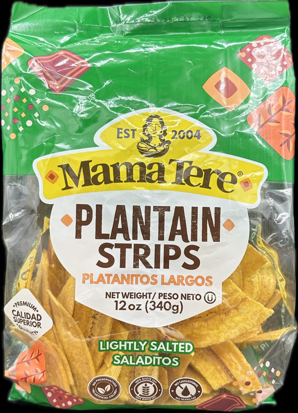 MAMA TERE PLANTAIN STRIPS 12oz