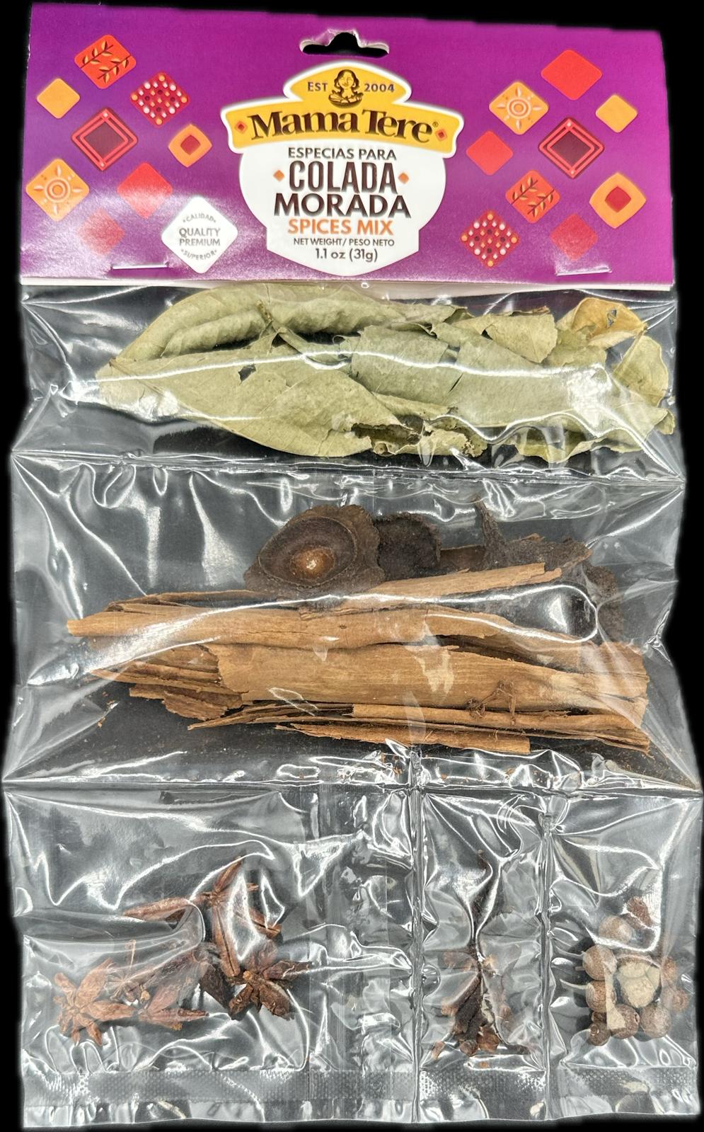 MAMA TERE ESPECIAS PARA COLADA MORADA 1.1oz