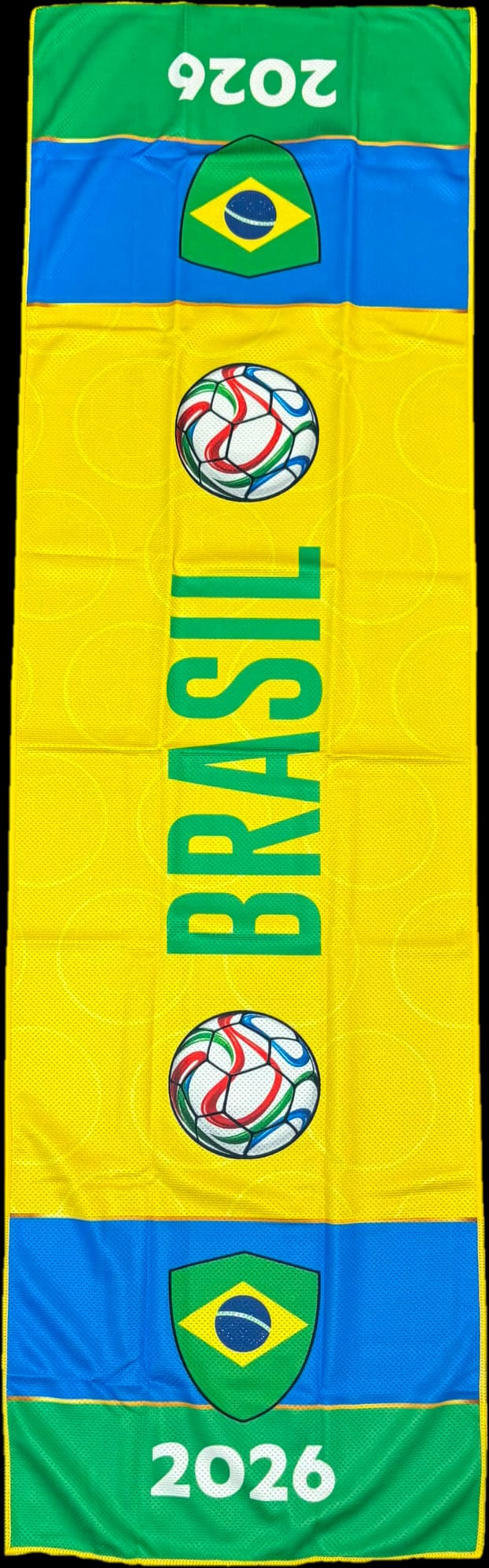 SCARF/COOLING TOWEL BRAZIL/BUFANDA TOALLA BRAZIL