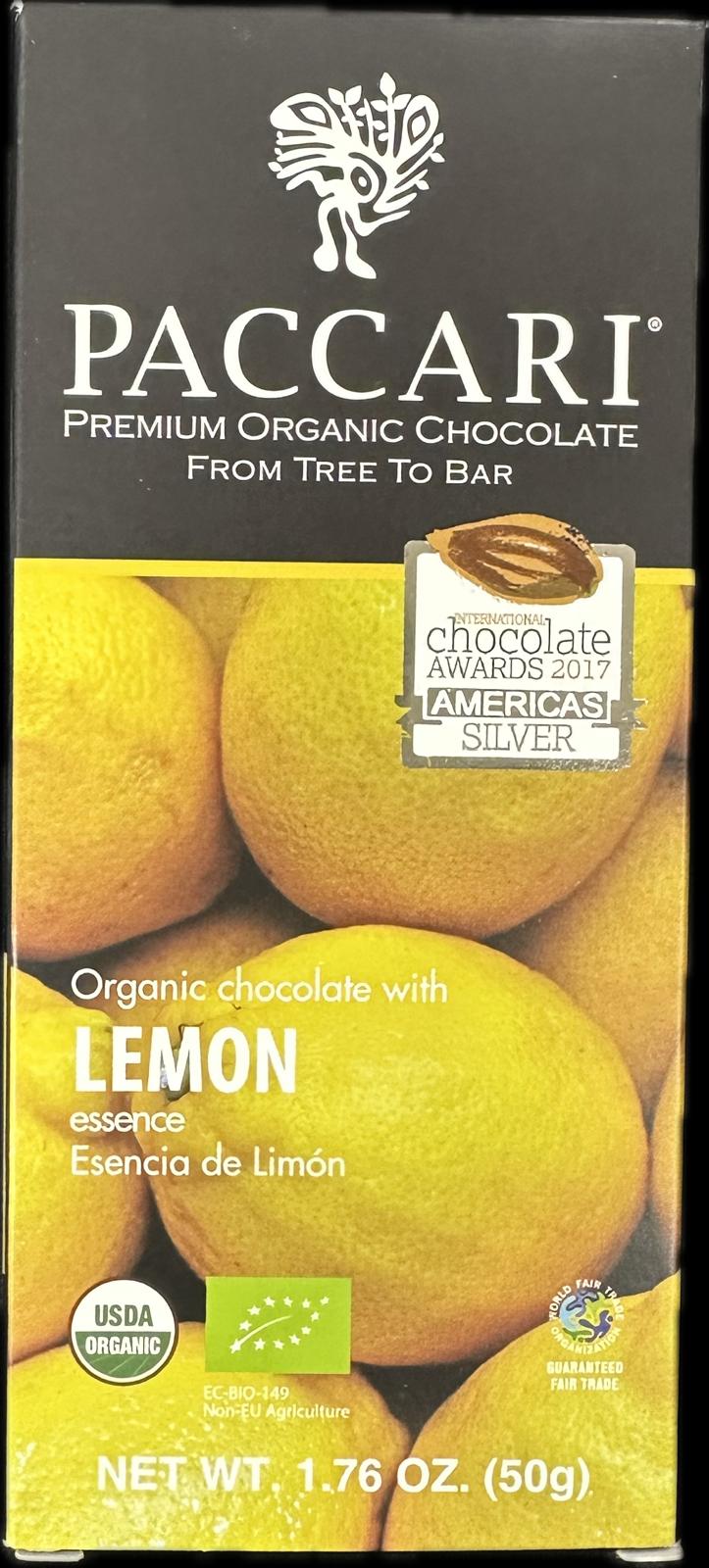 PACCARI CHOCOLATE WITH LEMON 1.76 OZ