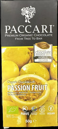 PACCARI CHOCOLATE WITH PASSION FRUIT 50G
